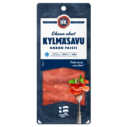 HK Ohuen ohut Härän Kylmäsavupaisti (4645)