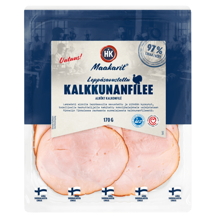 HK Maakarit® Leppäsavustettu kalkkunafilee (5643)