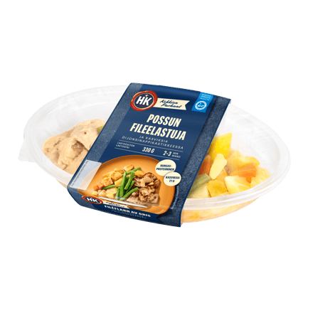 HK Kokkien Parhaat Possun Fileelastuja ja kasviksia dijonsinappikastikkeessa (6298)