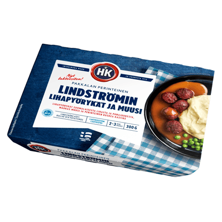 HK Lindströmin lihapyörykät ja muusi (7361)