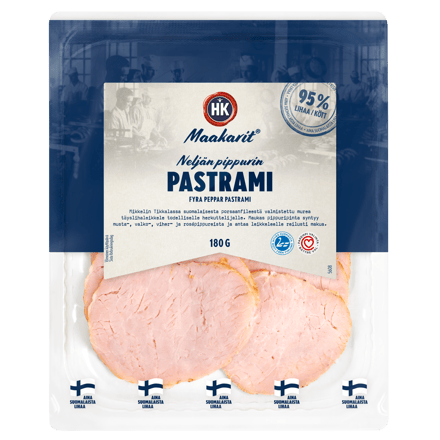 HK Maakarit® Neljän pippurin pastrami (5608)