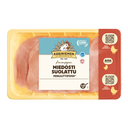 Kariniemen Kananpojan Minuuttipihvi®, miedosti suolattu (2668)