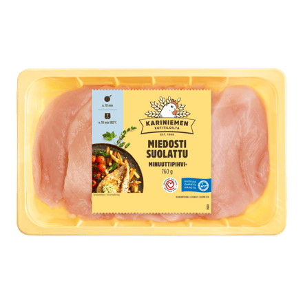 Kariniemen Kananpojan Minuuttipihvi®, miedosti suolattu (2668)