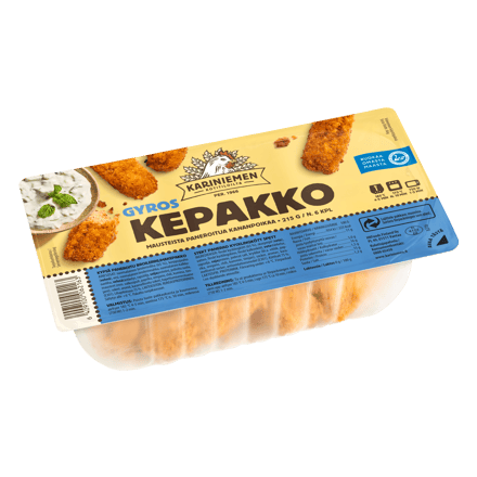 Kariniemen Kananpojan paneroitu kepakko kanagyros (6216)