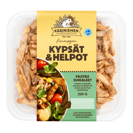 Kariniemen Kananpojan Kypsät ja Helpot Fajitas suikaleet (7287)