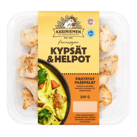 Kariniemen Kananpojan Kypsät ja Helpot Paistetut fileepalat (7638)