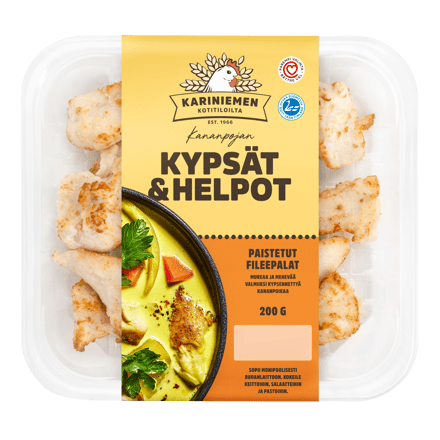 Kariniemen Kananpojan Kypsät ja Helpot Paistetut fileepalat (7638)