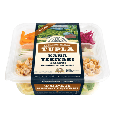 Mäkitalon Farmi Tupla Kanateriyakisalaatti (7422)
