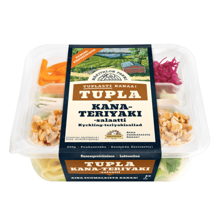 Mäkitalon Farmi Tupla Kanateriyakisalaatti (7422)