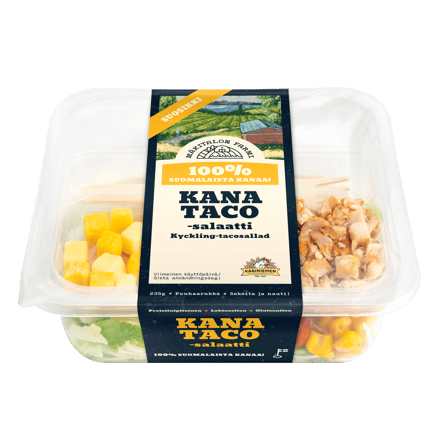 Mäkitalon Farmi Salaattiateria Kana-taco (7646)