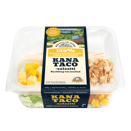 Mäkitalon Farmi Salaattiateria Kana-taco (7646)