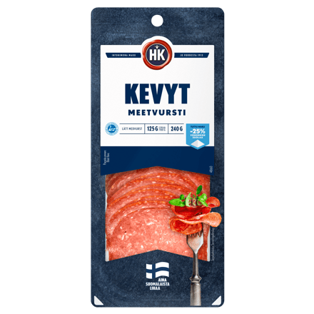 HK Kevyt Meetvursti, viipaloitu 240 g (4860)