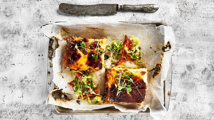 Broiler-nautajauheliha lasagnette