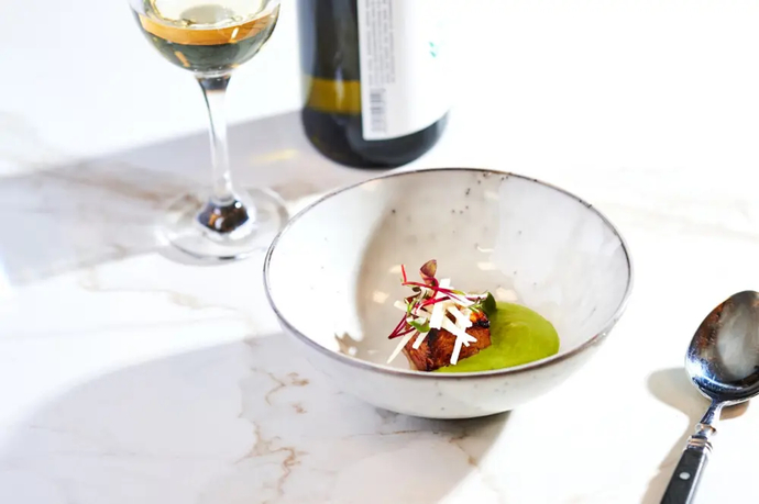 Creme Ninon ja inkivääri-possua