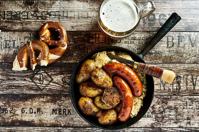 Haudutettua hapankaalia ja HK Maakarit® Huberin huilua