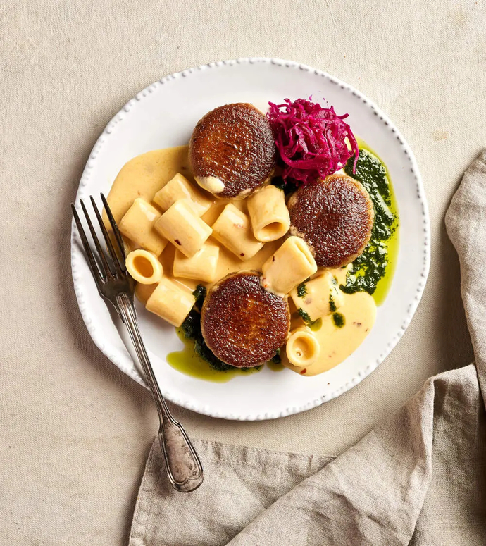 Jokisen kalapyörykät ja juustomakaronia