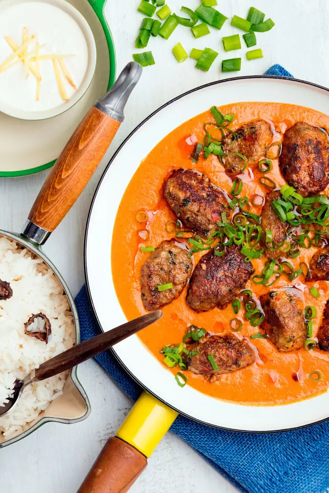 Lammas-Kofta ja inkiväärijogurttia 