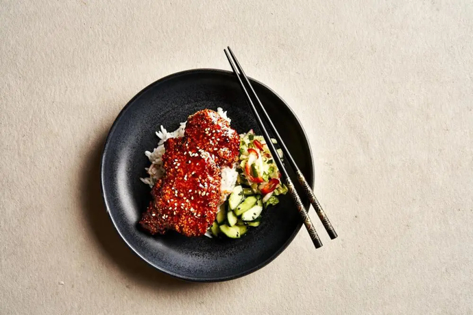 Korean Fried Chicken & Rice