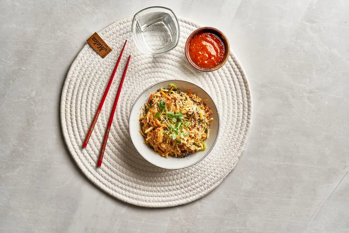 Kananuudelit uunissa