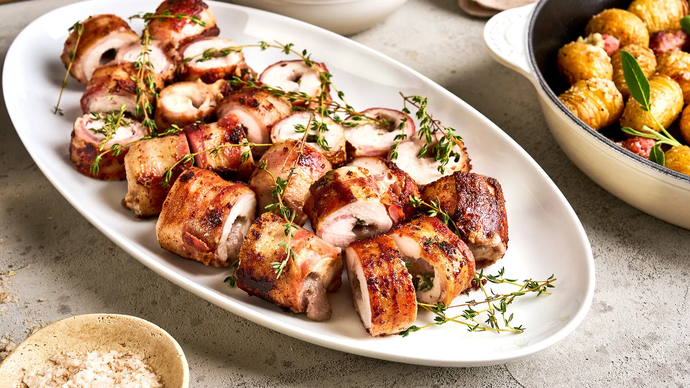 Täytetty broilerinrinta