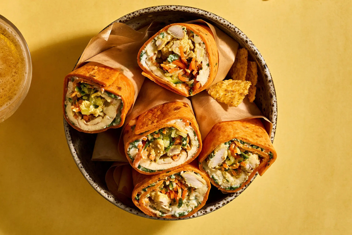 Kananpojan chili-hunajawrap