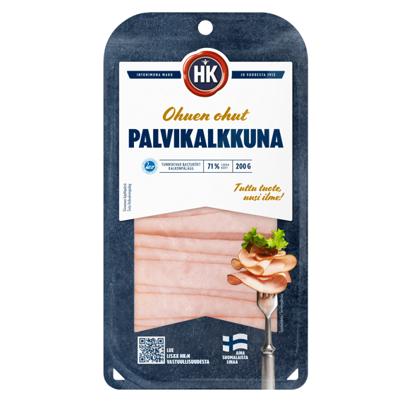 HK Ohuen ohut Palvikalkkuna (6109)