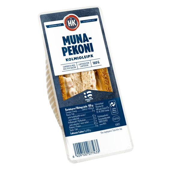 HK Muna-pekoni kolmioleipä (7743)