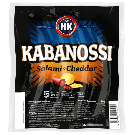 HK Kabanossi® Salami & Cheddar (5022)