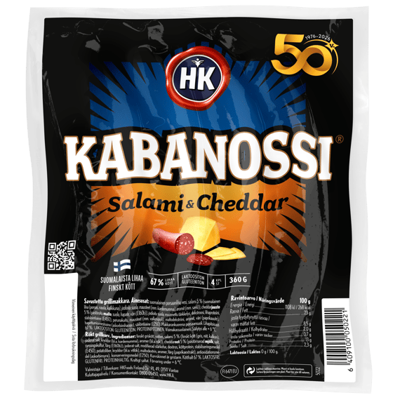 HK Kabanossi® Salami & Cheddar (5022)