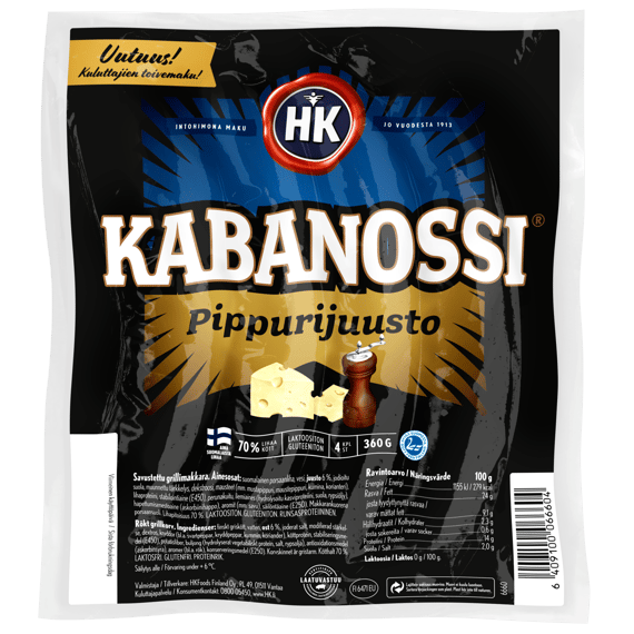 HK Kabanossi® Pippurijuusto (6660)