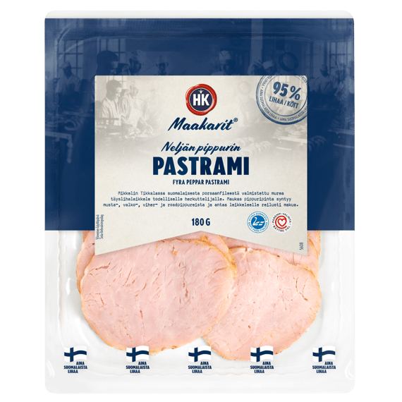 HK Maakarit® Neljän pippurin pastrami (5608)