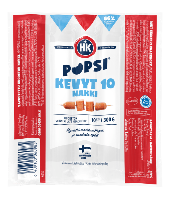 Popsi® Kevyt 10 nakki (6098)