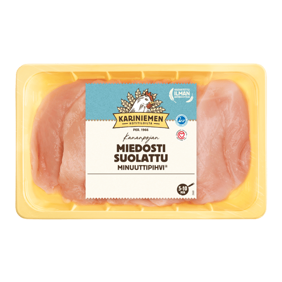 Kariniemen Kananpojan Minuuttipihvi®, miedosti suolattu (2668)