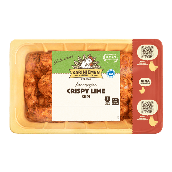 Kariniemen Kananpojan siipi crispy lime (2811)