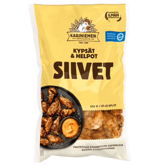 Kariniemen Kananpojan Kypsät ja Helpot siivet (7213)