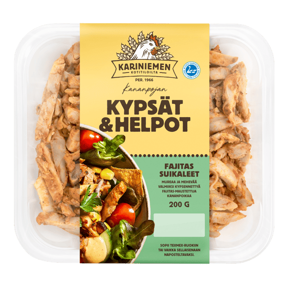 Kariniemen Kananpojan Kypsät ja Helpot Fajitas suikaleet (7287)