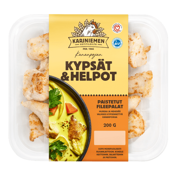 Kariniemen Kananpojan Kypsät ja Helpot Paistetut fileepalat (7638)