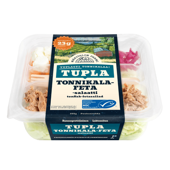Mäkitalon Farmi Tupla Tonnikala-fetasalaatti (7424)