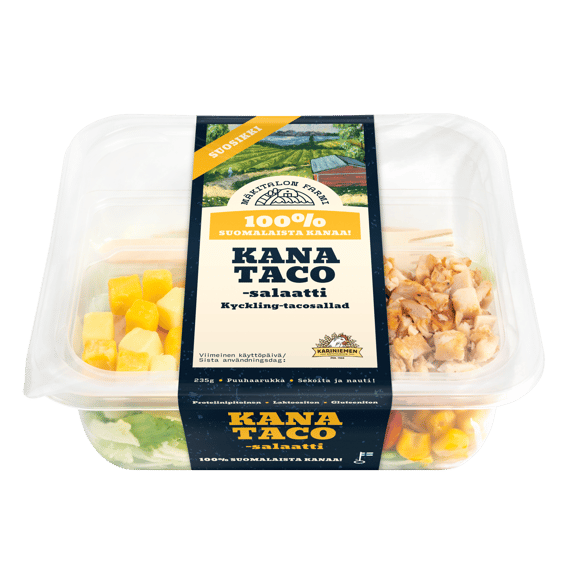 Mäkitalon Farmi Salaattiateria Kana-taco (7646)