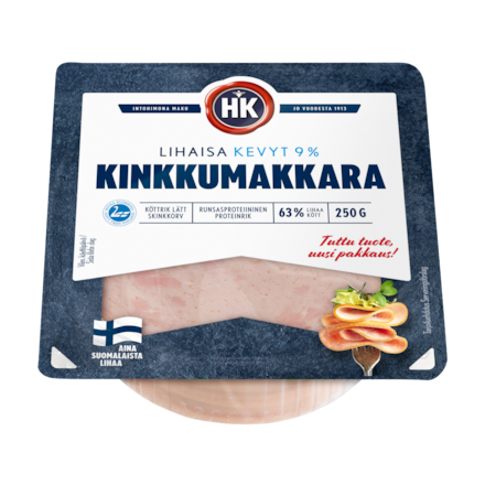 HK Lihaisa Kinkkumakkara 9 % Kevyt (5173)