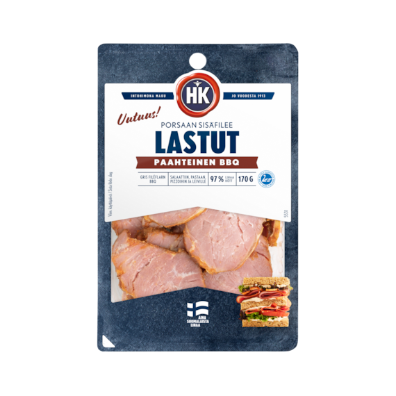 HK Lastut Porsaan sisäfilee Paahteinen BBQ (5531)
