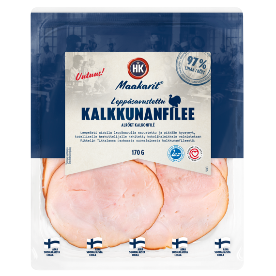 HK Maakarit® Leppäsavustettu kalkkunafilee (5643)