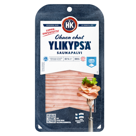 HK Ohuen ohut Ylikypsä Saunapalvikinkku (6146)