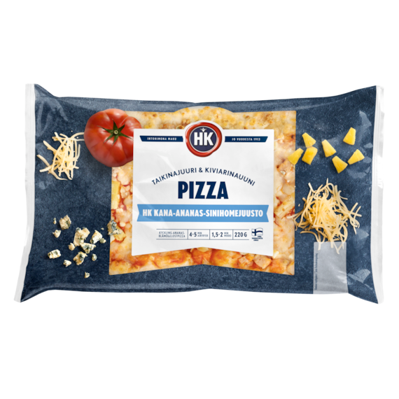 HK Pizza kana-ananas-sinihomejuusto (7462)