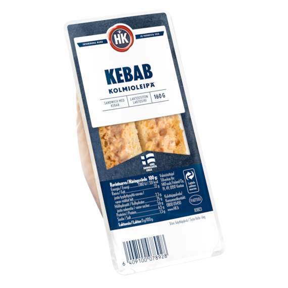 HK Kebab kolmioleipä (7892)