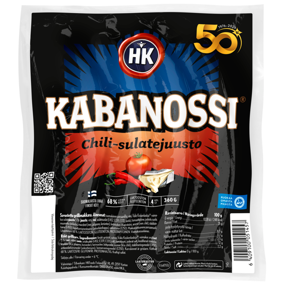HK Kabanossi® Chili-Sulatejuusto (5145)