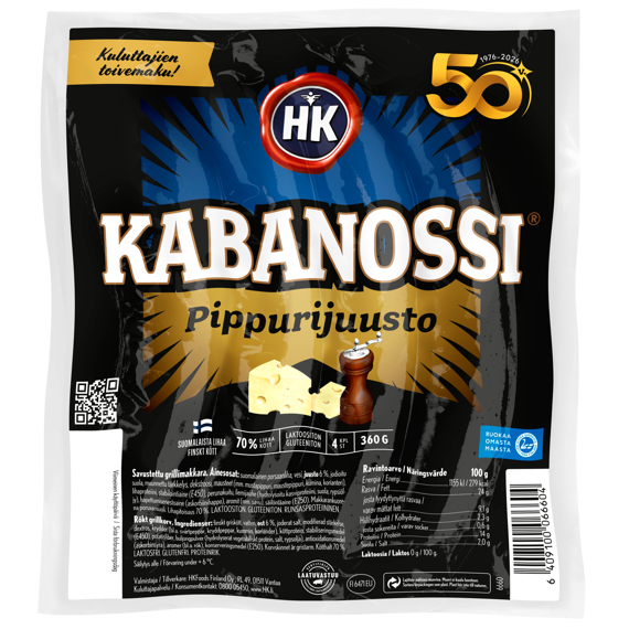 HK Kabanossi® Pippurijuusto (6660)