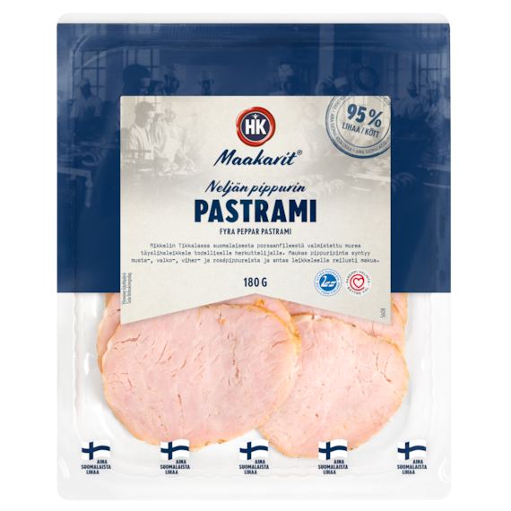 HK Maakarit® Neljän pippurin pastrami (5608)