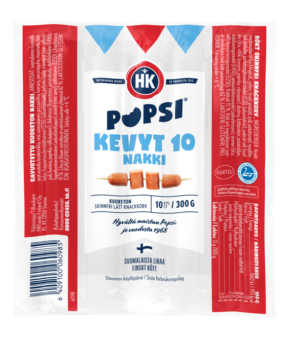 Popsi® Kevyt 10 nakki (6098)