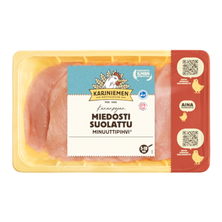 Kariniemen Kananpojan Minuuttipihvi®, miedosti suolattu (2668)